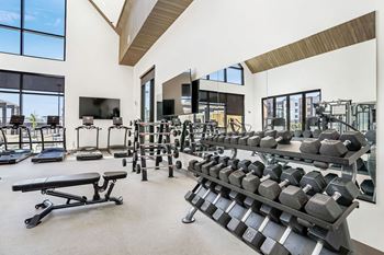 Bright gym